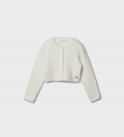Girl's jacket in wool blend