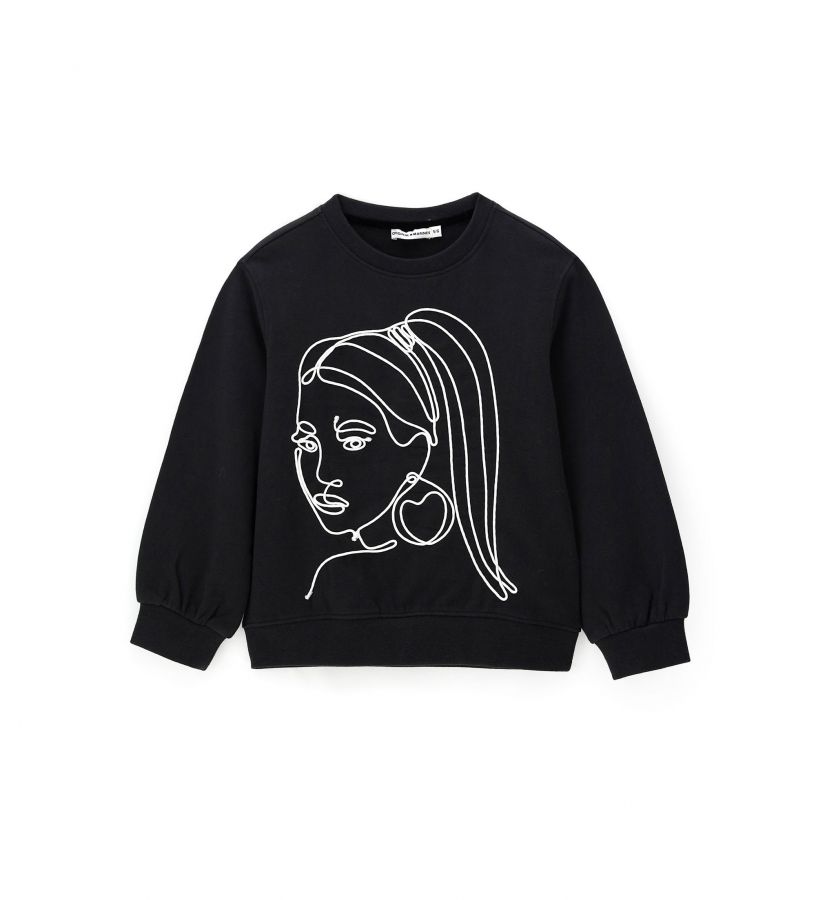 Girls - Sweatshirt with embroidery