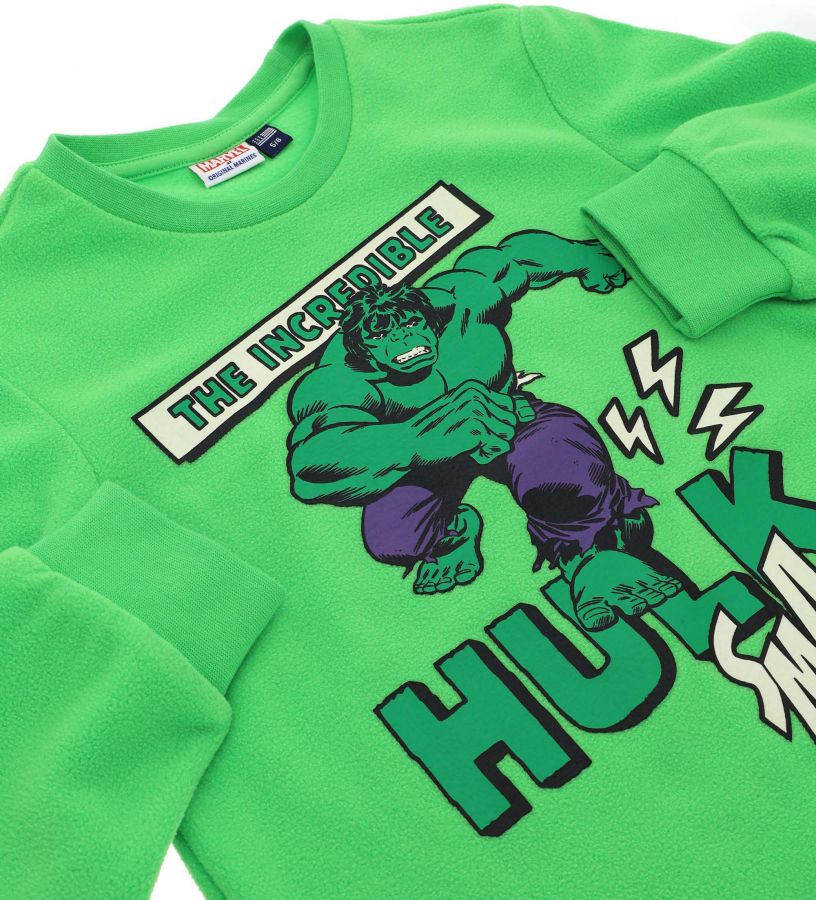 Niños - Pijama de forro polar Marvel Hulk