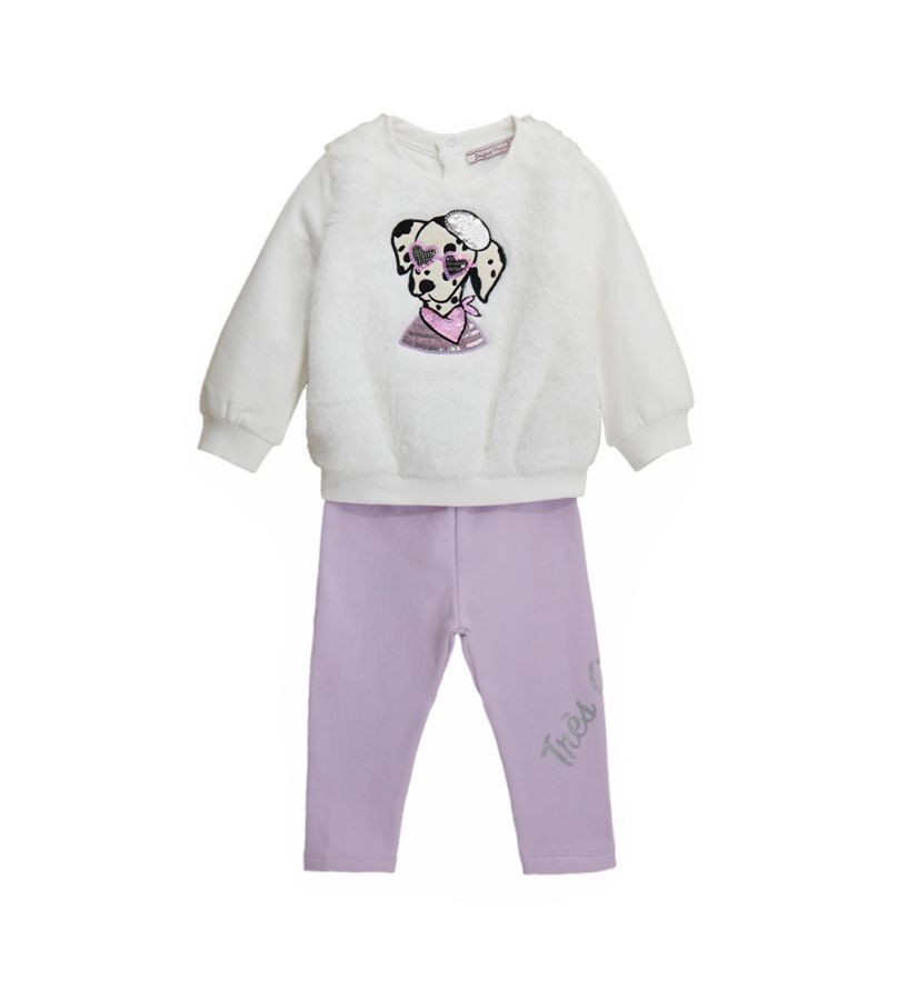Baby Girl - Sweatshirt and leggings set