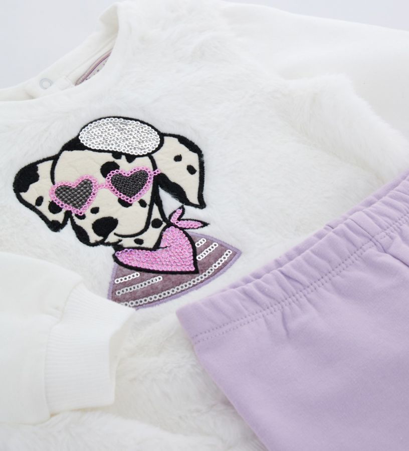 Baby Girl - Sweatshirt and leggings set