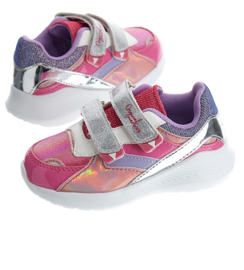 Baby Girl - Faux leather sneakers