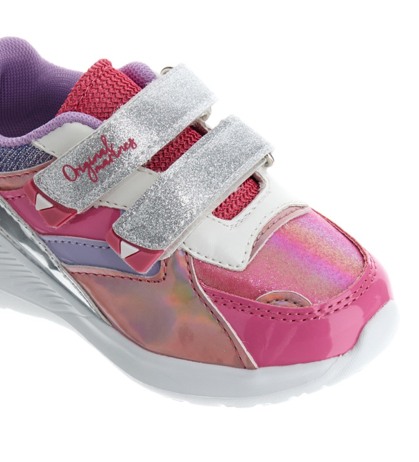 Baby Girl - Faux leather sneakers