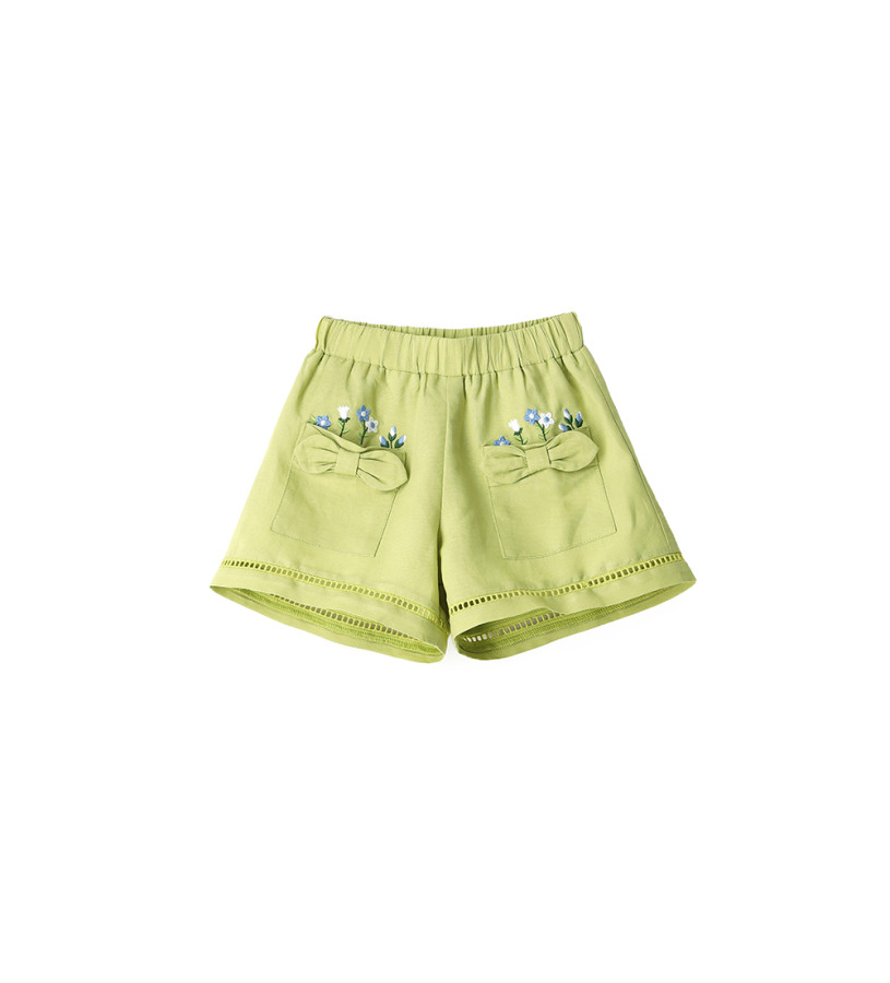 Baby girl - Linen blend shorts