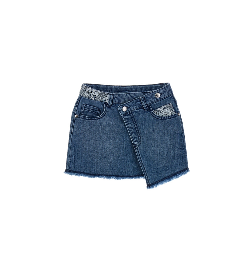 Girl - Denim mini skirt