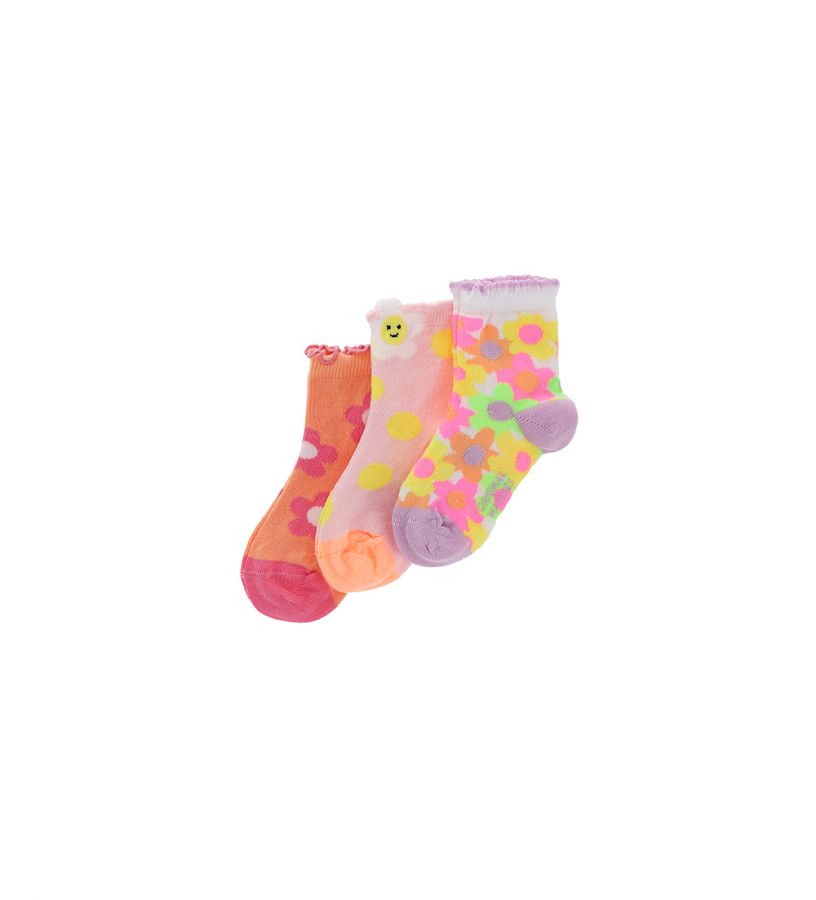 Baby Girl - Tri-pack sock with bow