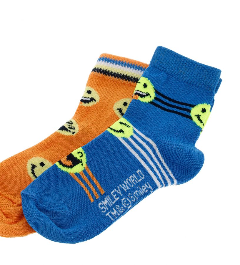 Newborn - SmileyWorld® bi-pack sock