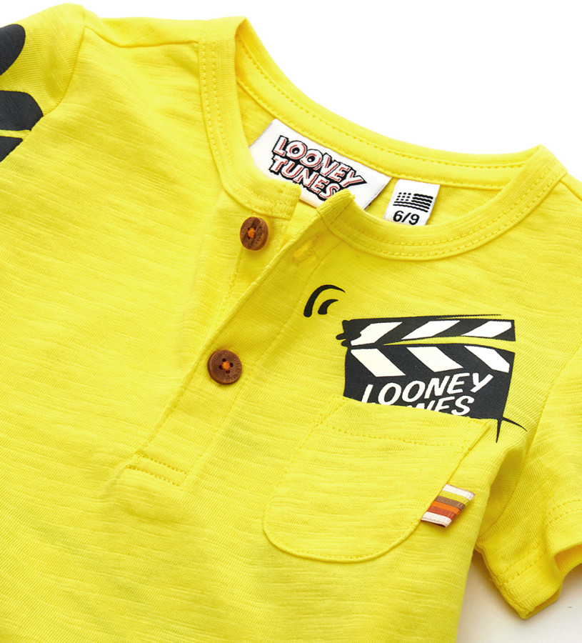Newborn - Looney Tunes Henley T-Shirt