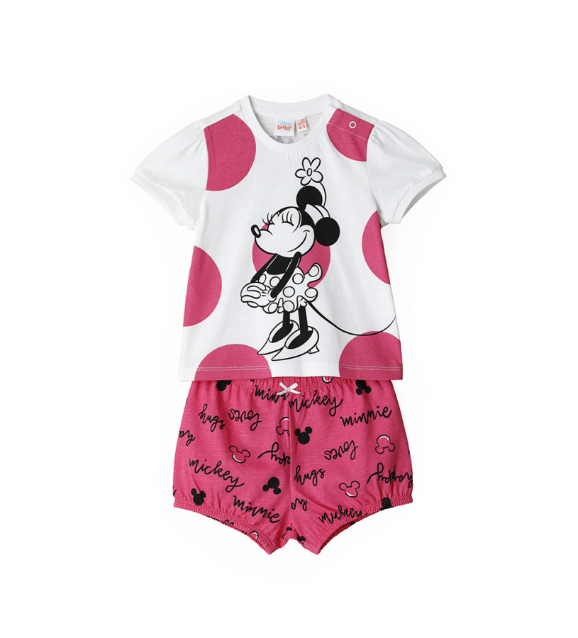 Baby Girls - Disney Minnie short pajamas