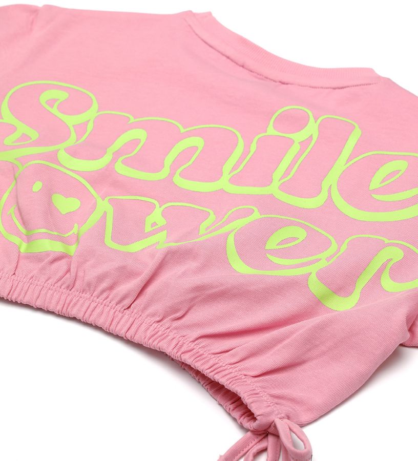Girls - Cropped SmileyWorld® T-Shirt