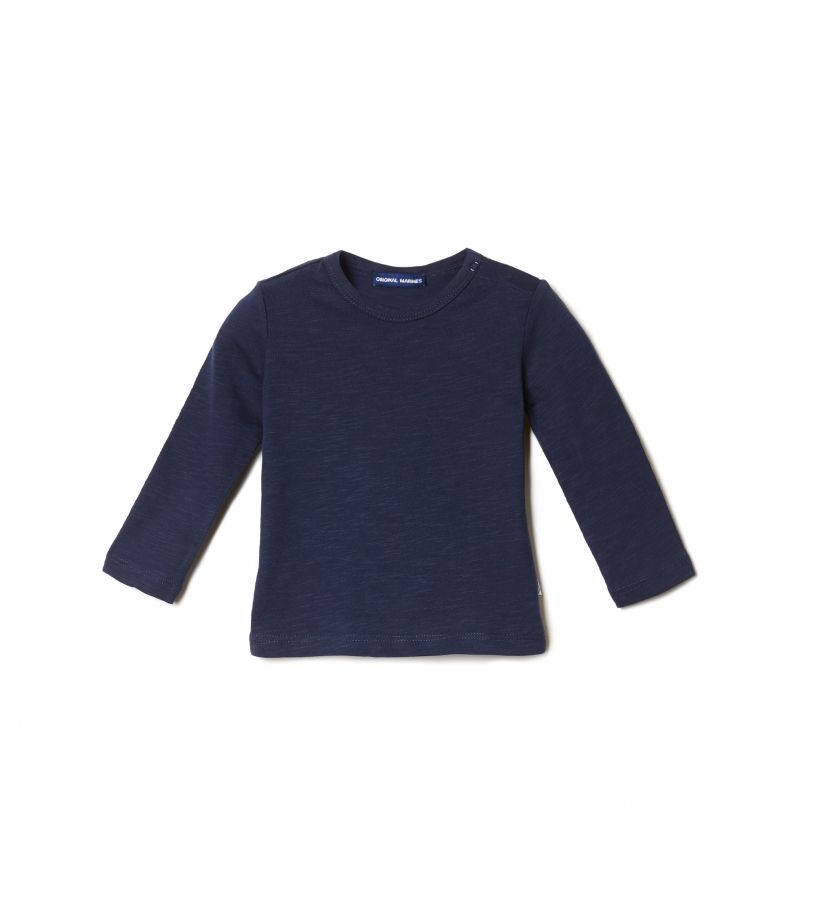 Newborn - Long-sleeved T-shirt with shoulder opening