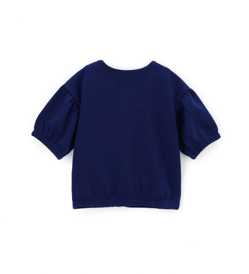 Baby girl - Short-sleeved balloon sweatshirt