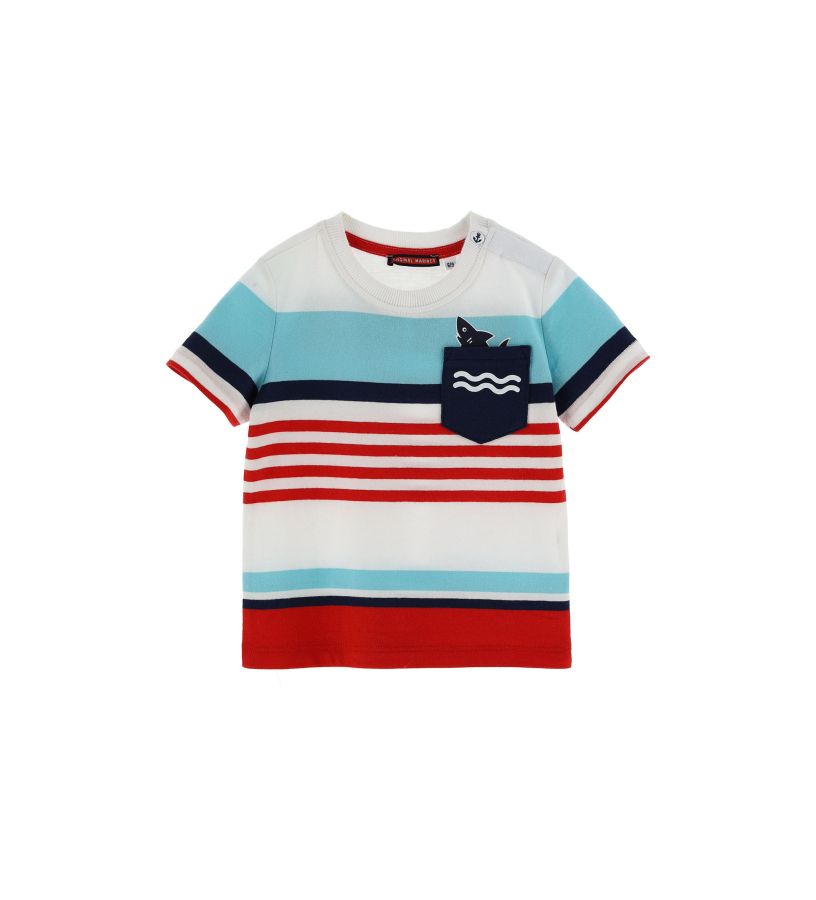 Newborn - T-shirt with contrasting pocket