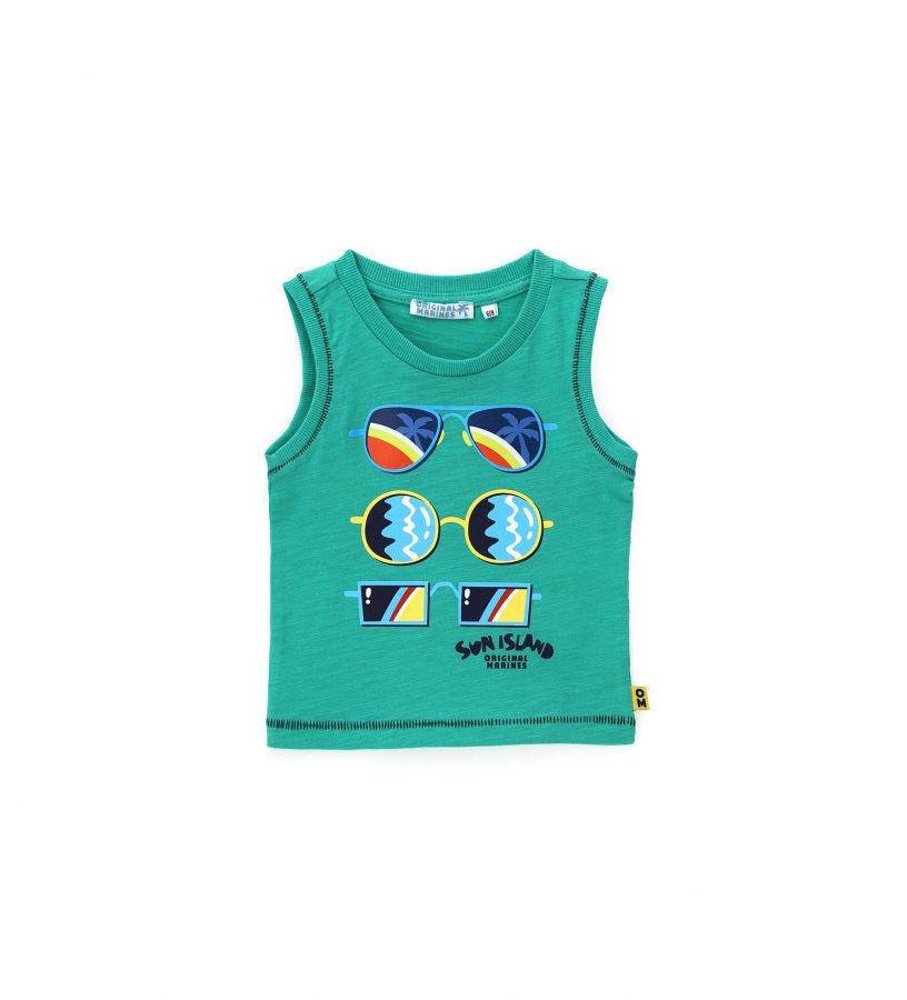 Newborn - Tank top with front prints