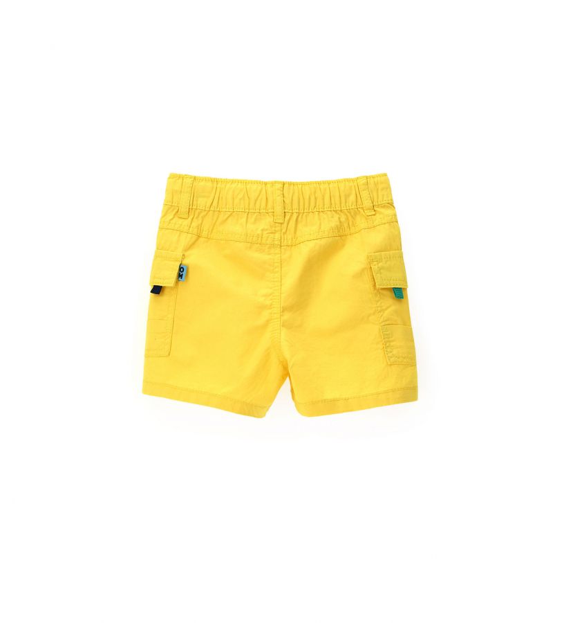 Newborn - Bermuda shorts with side patch pockets