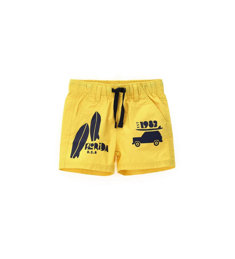 Newborn - Bermuda shorts with adjustable laces