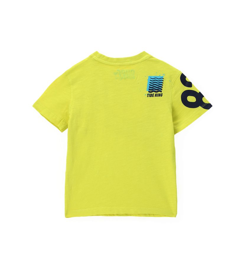 Kids - T-shirt with macro print