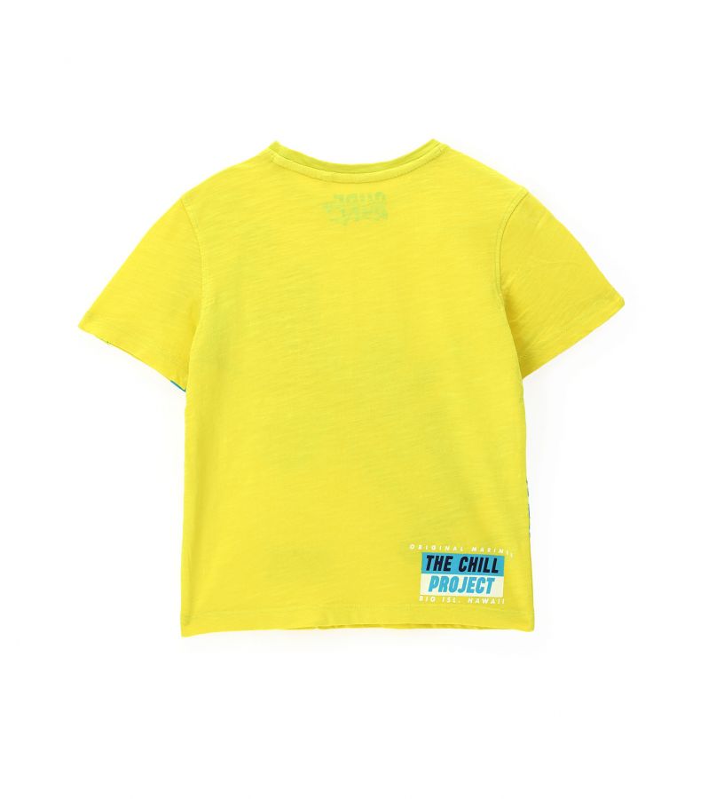 Kids - T-shirt with macro print