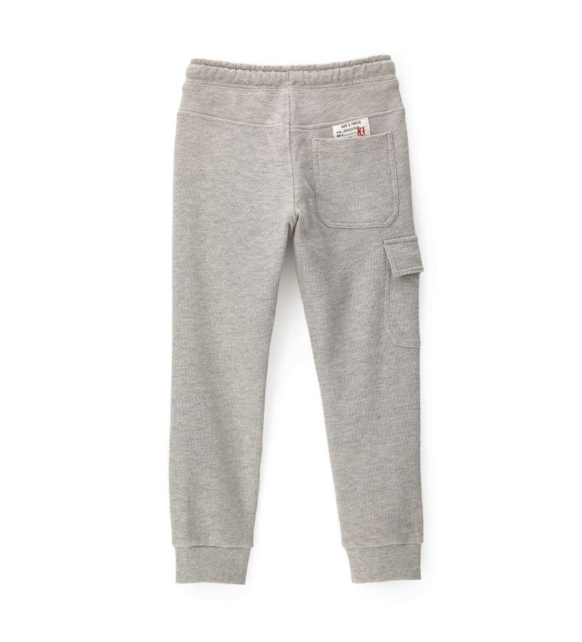 Child - Trousers with ribbed trims on the bottom