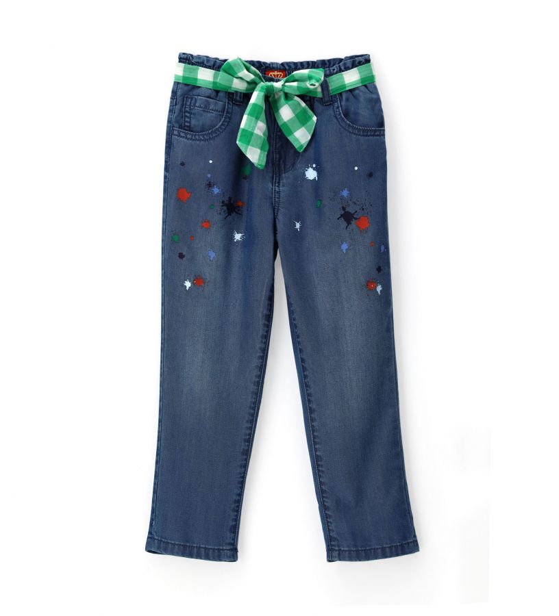 Girls - 5 pocket light denim jeans