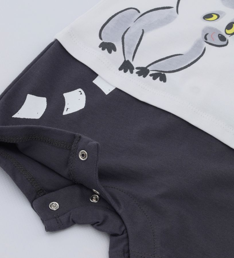 Newborn - Embroidered jumpsuit