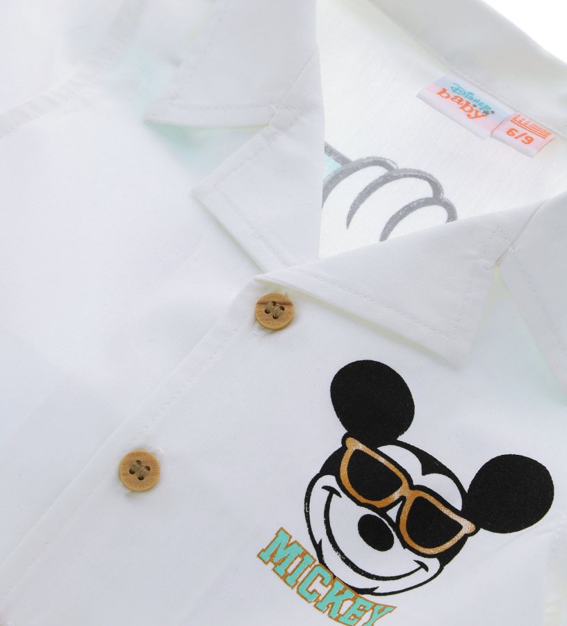 Newborn - Disney shirt with lapel