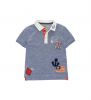 POLO SHORT SLEEVE PIQUET PRINT AND PATCH