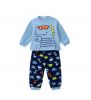 FLEECE PAJAMAS WITH FRONT EMBROIDERY
