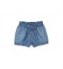 LIGHT DENIM SHORTS WITH BOW IN FRONT
